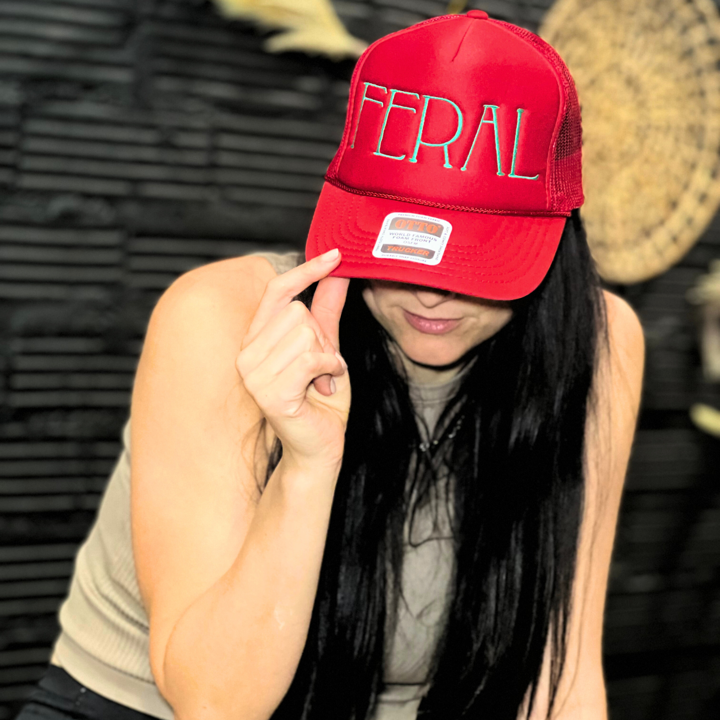 Feral Foam Trucker Hat –Embroidered