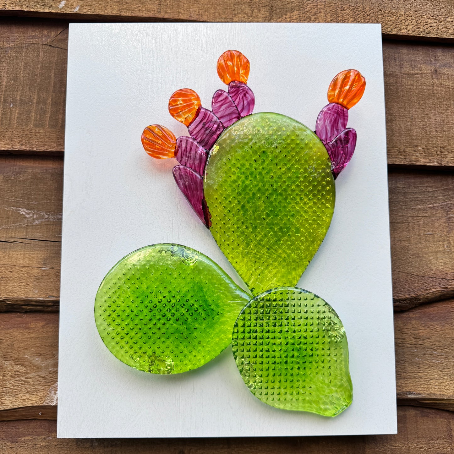 Sculpture- Prickly Pear CACTUS, wall hanging