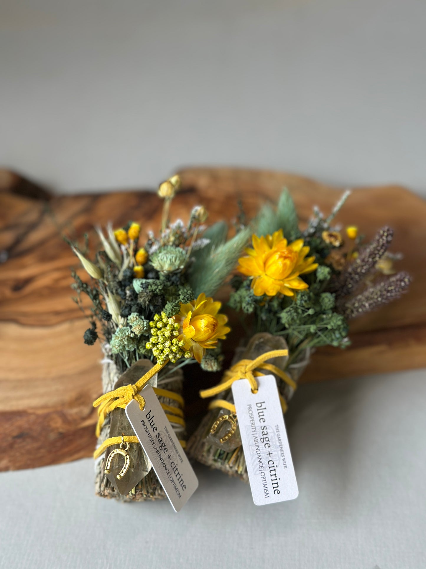 Blue Sage + Citrine