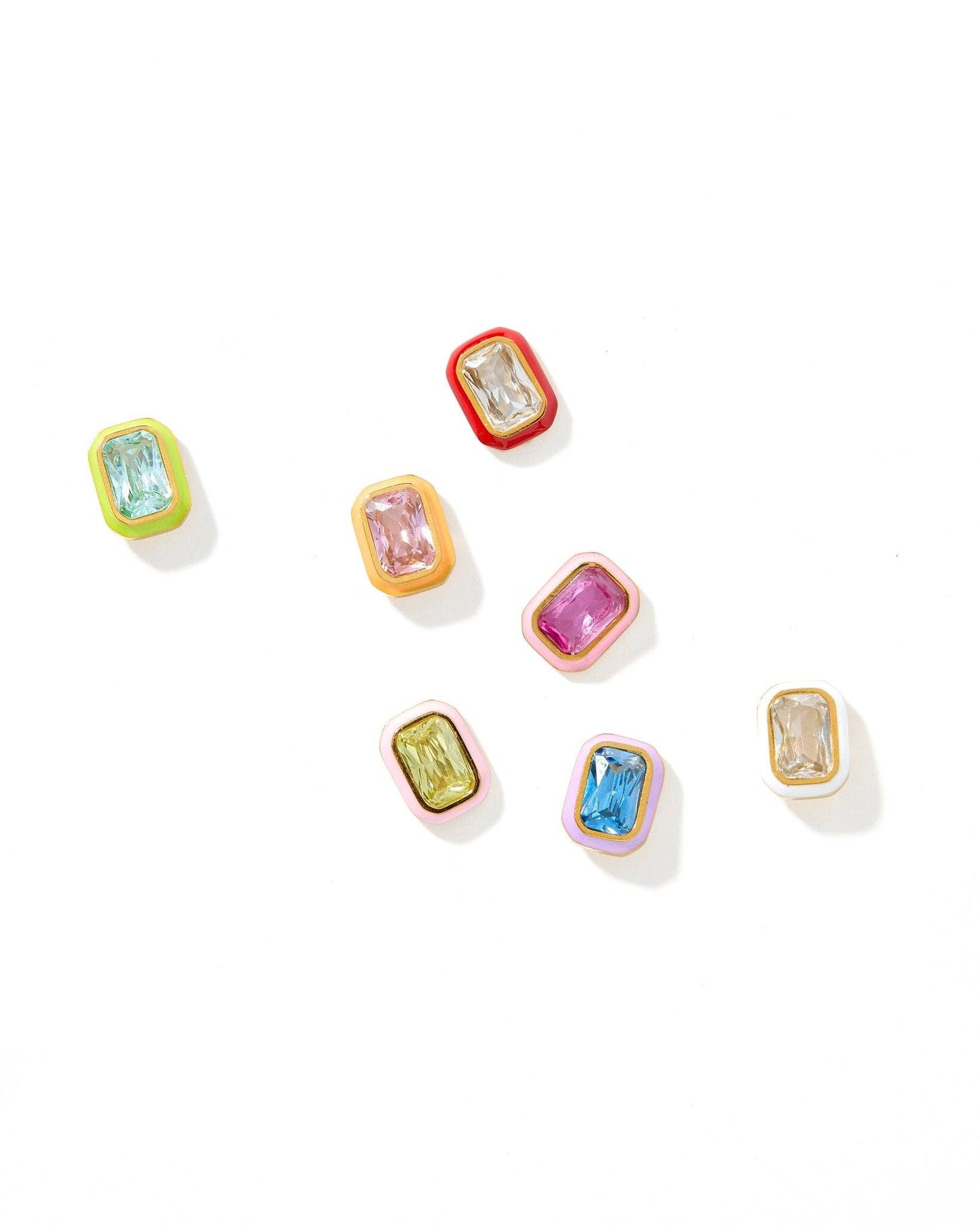 Screwback Stud Earrings - Whitney Orange Sherbet