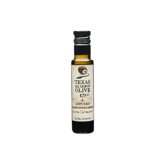 Black Pepper Garlic Infused Olive Oil - 100ml