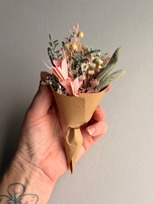 Dollhouse Bouquets - dried flower bouquets