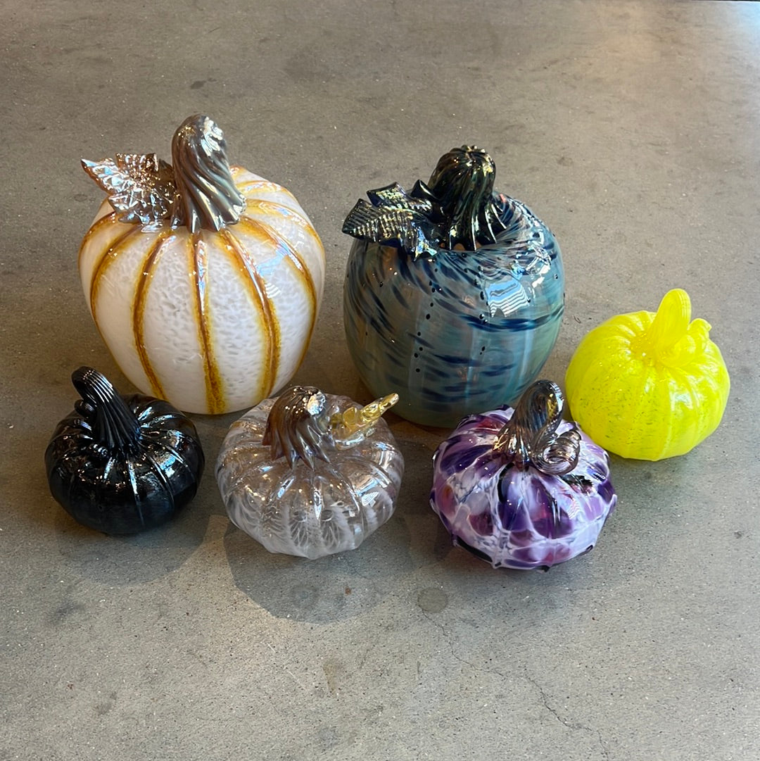 Sculpture- Pumpkins, glass