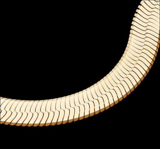 Necklace - 14KG Gold Plated Herringbone