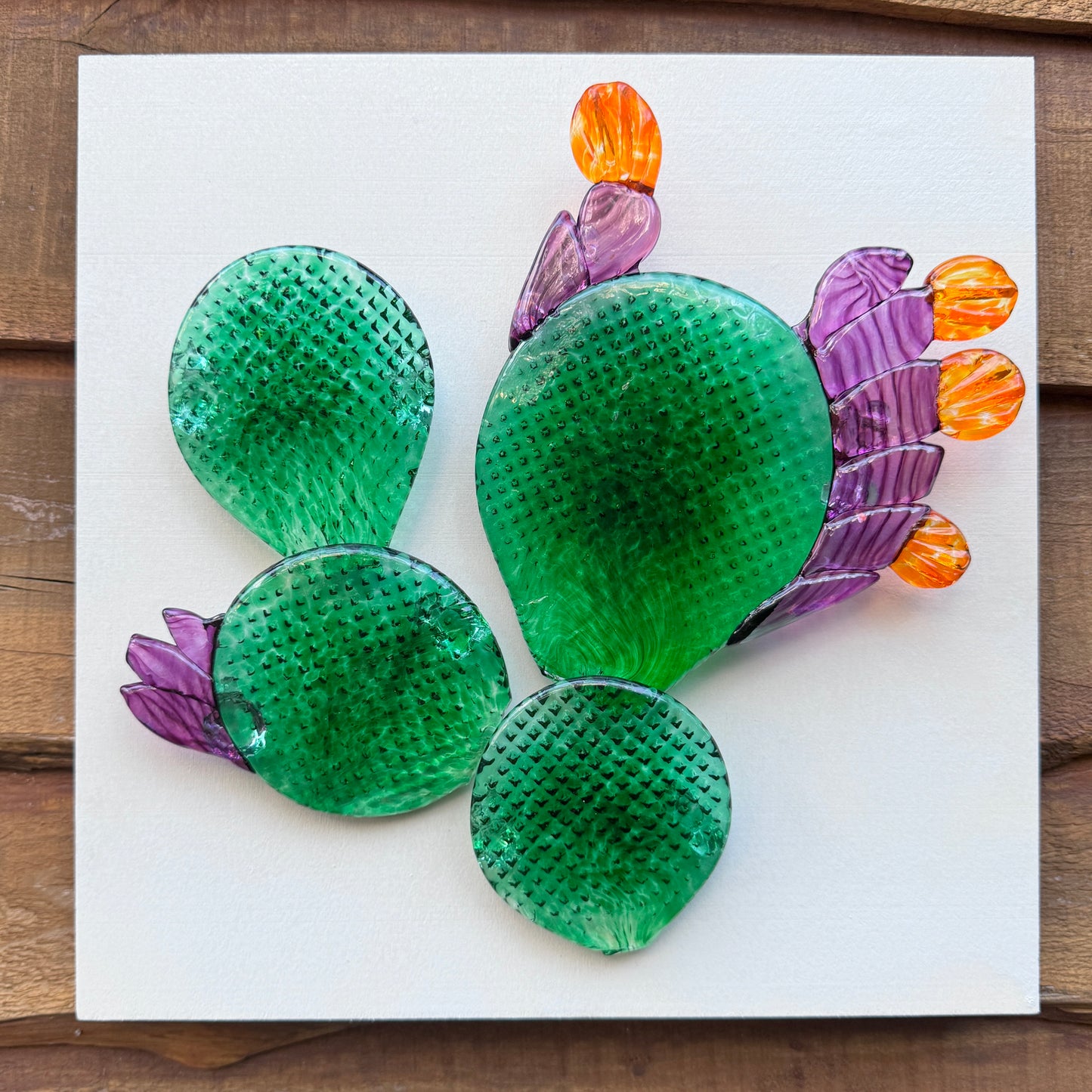 Sculpture- Prickly Pear CACTUS, wall hanging