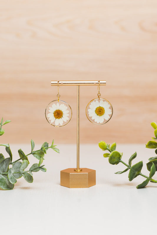 Pressed Floral Earrings - 4