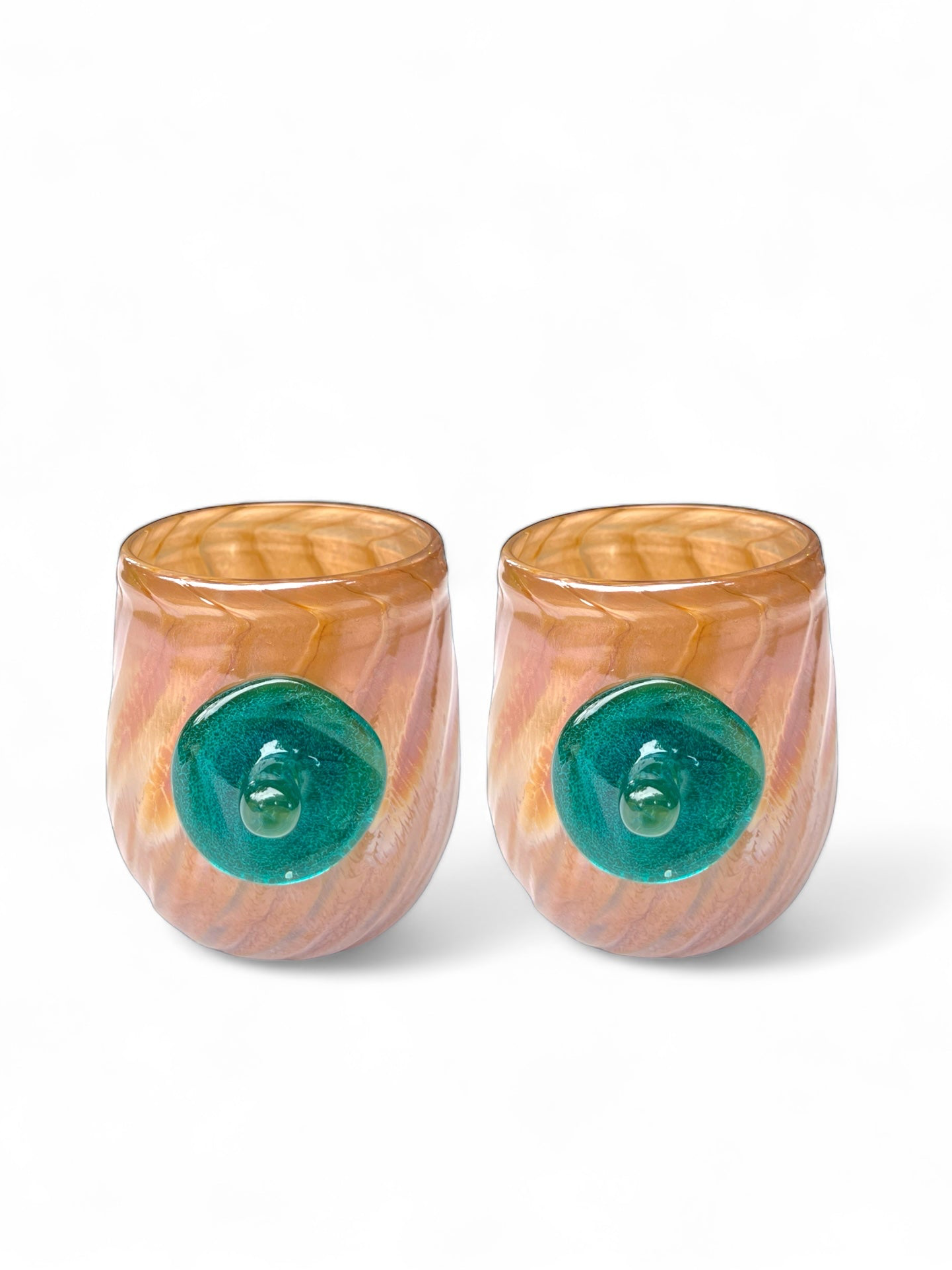 Cups, Tata Fancypants. Blown & sculpted glass