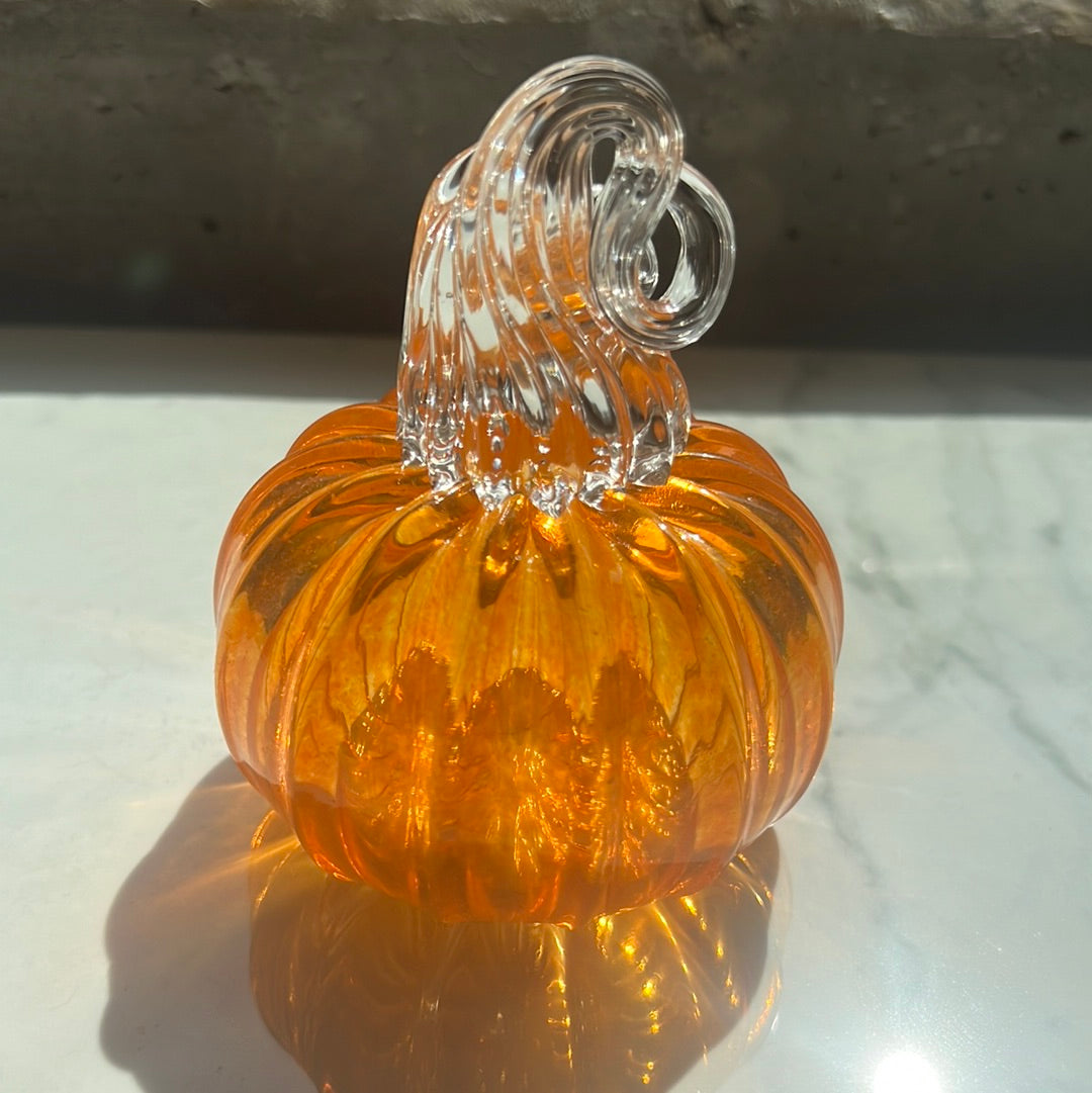 Sculpture- Pumpkins, glass