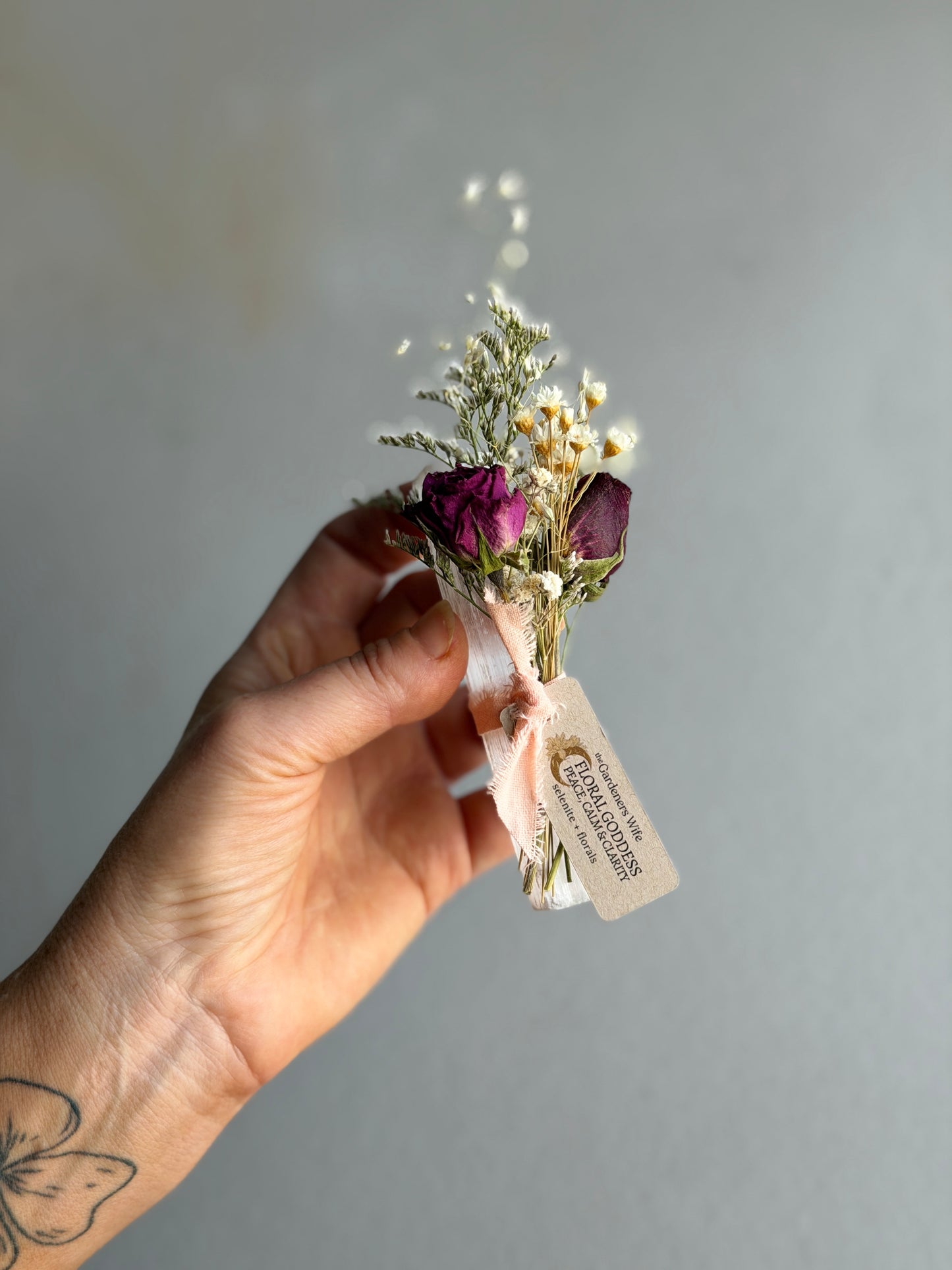 Floral Goddess | Selenite & Flowers