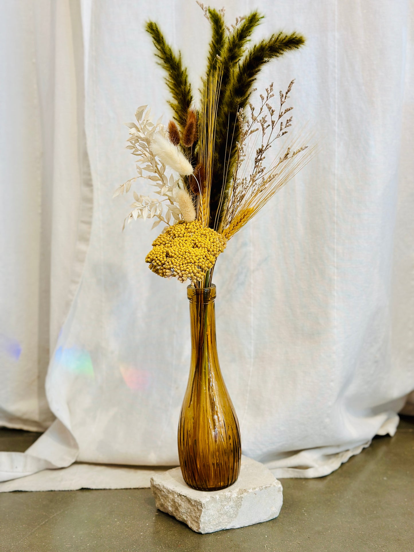 Large Vase + Flowers