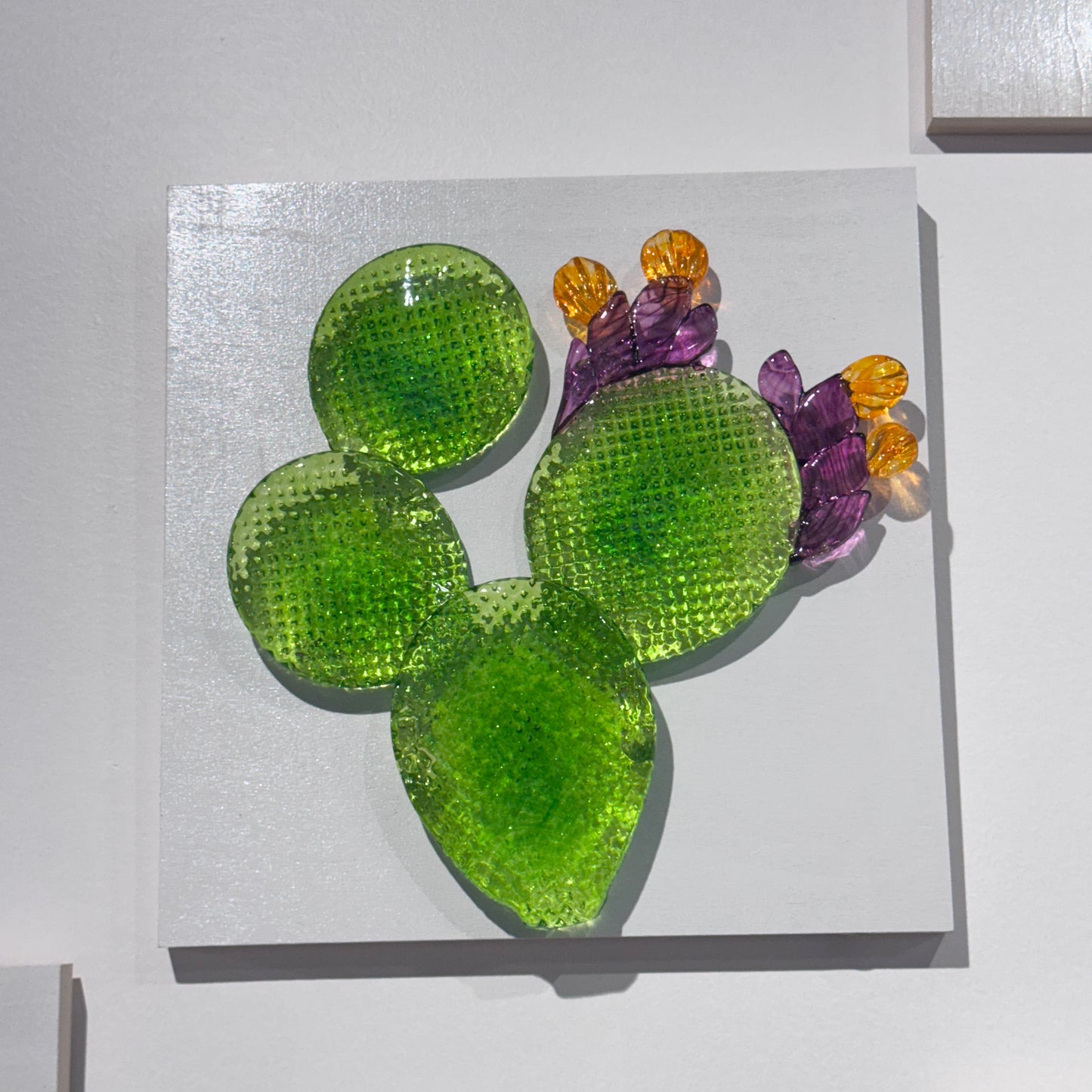 Sculpture- Prickly Pear CACTUS, wall hanging