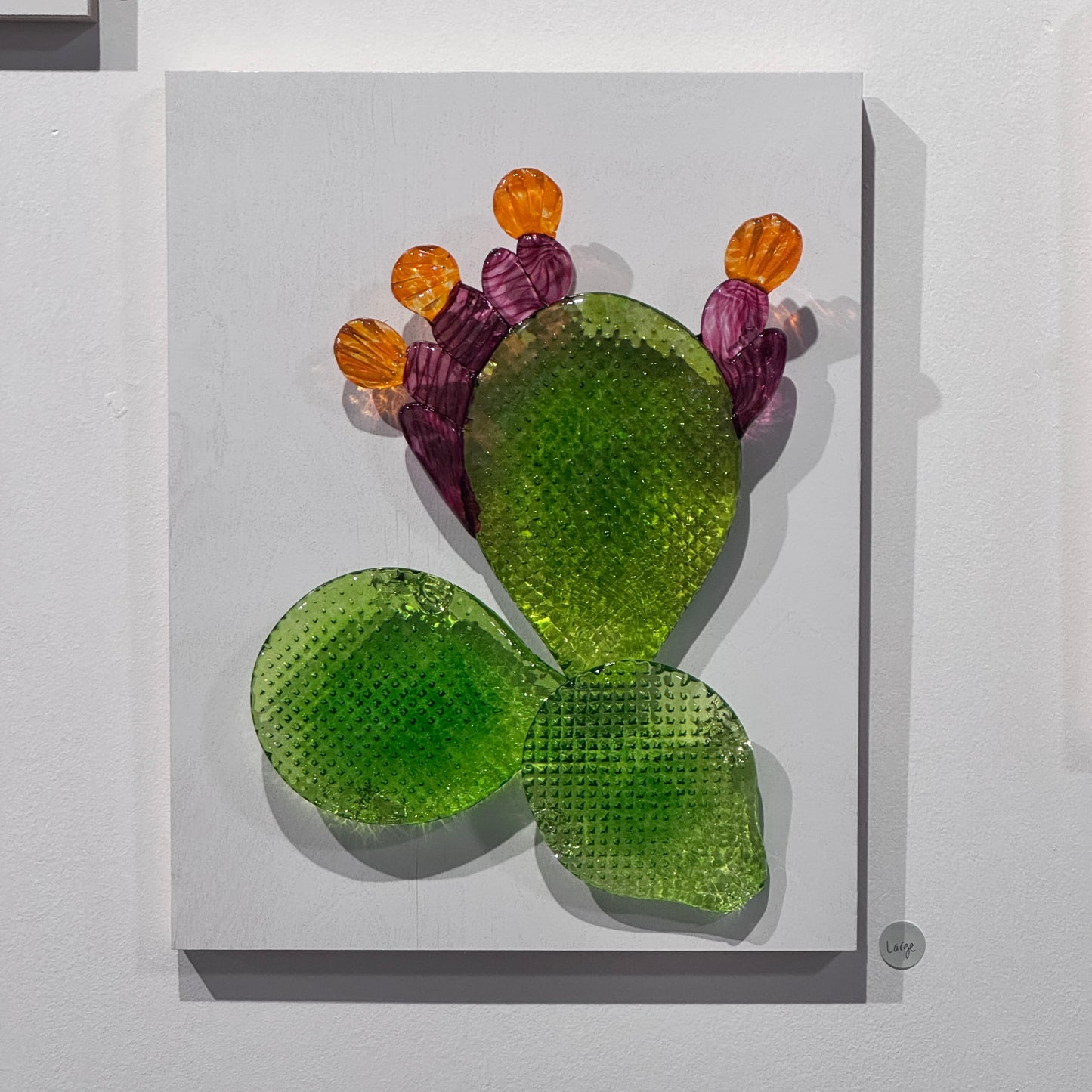 Sculpture- Prickly Pear CACTUS, wall hanging