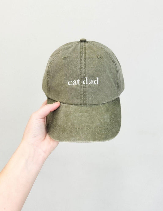 Cat Dad Baseball Cap