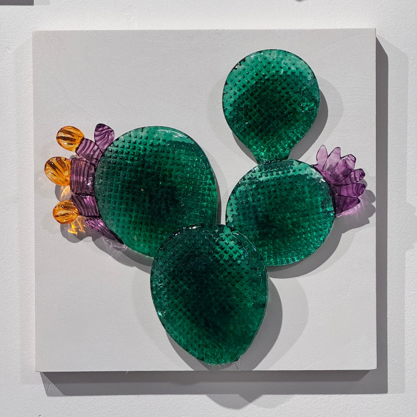 Sculpture- Prickly Pear CACTUS, wall hanging