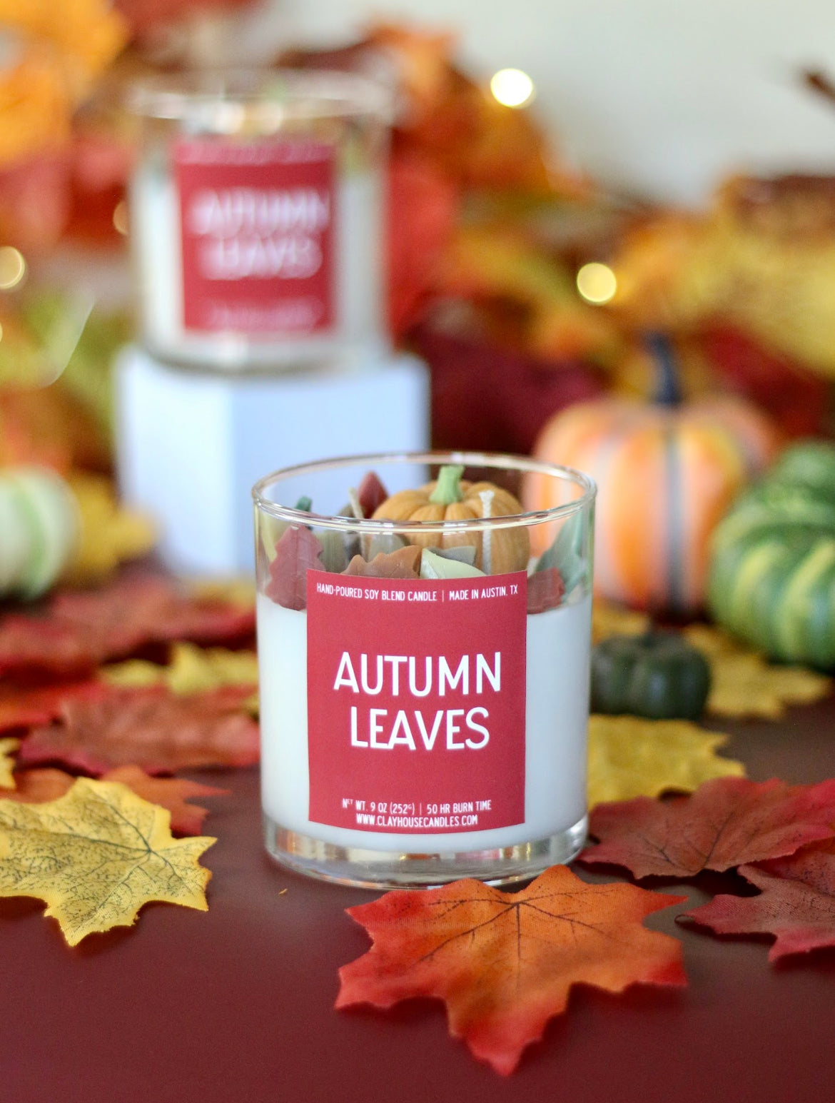 Autumn Leaves Candle