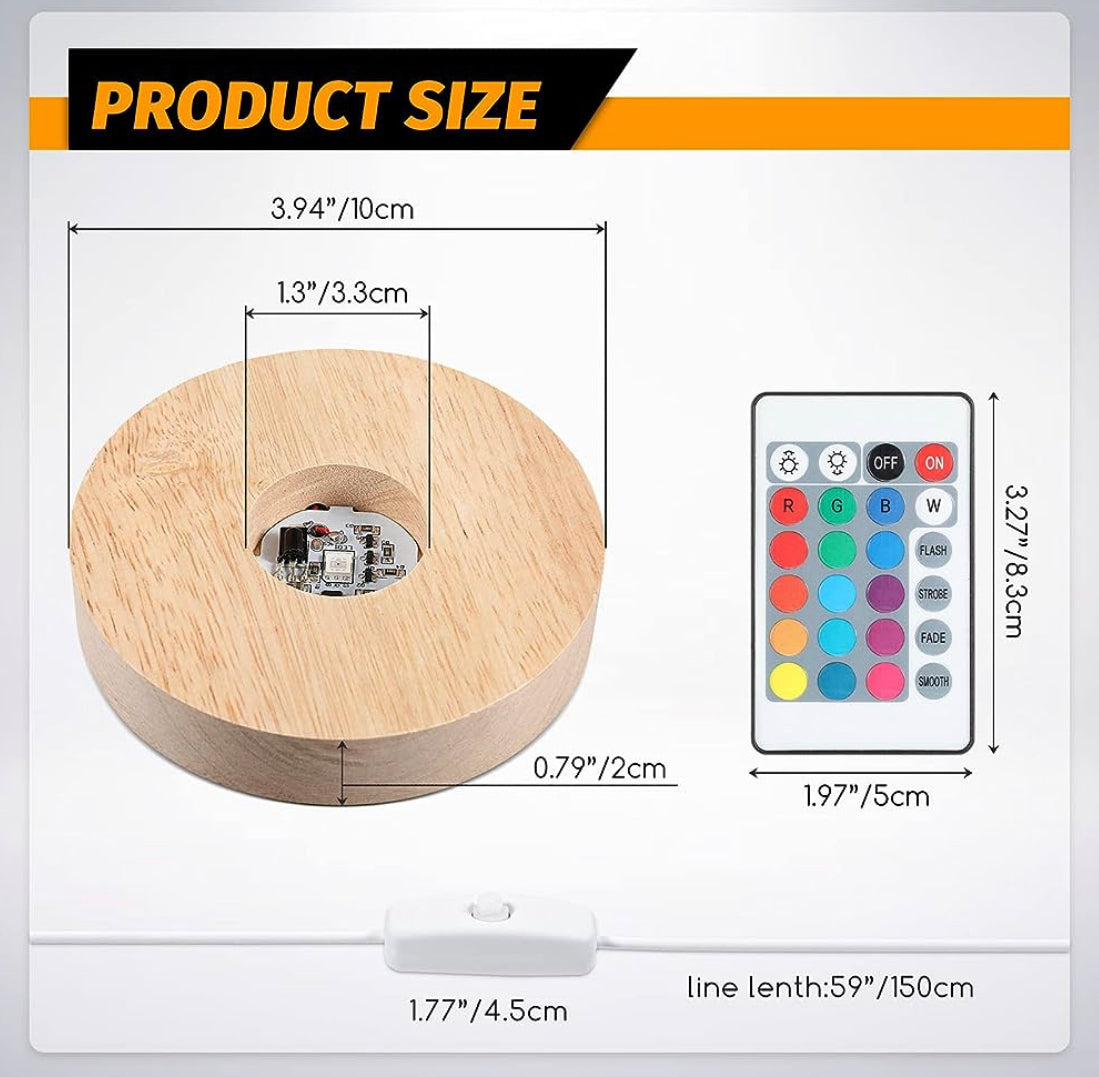 LED Light Stand Base