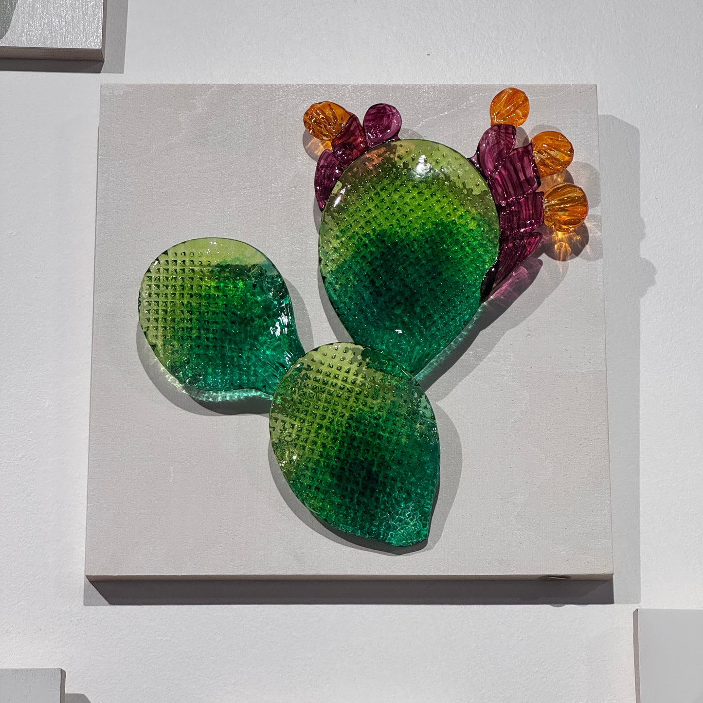 Sculpture- Prickly Pear CACTUS, wall hanging