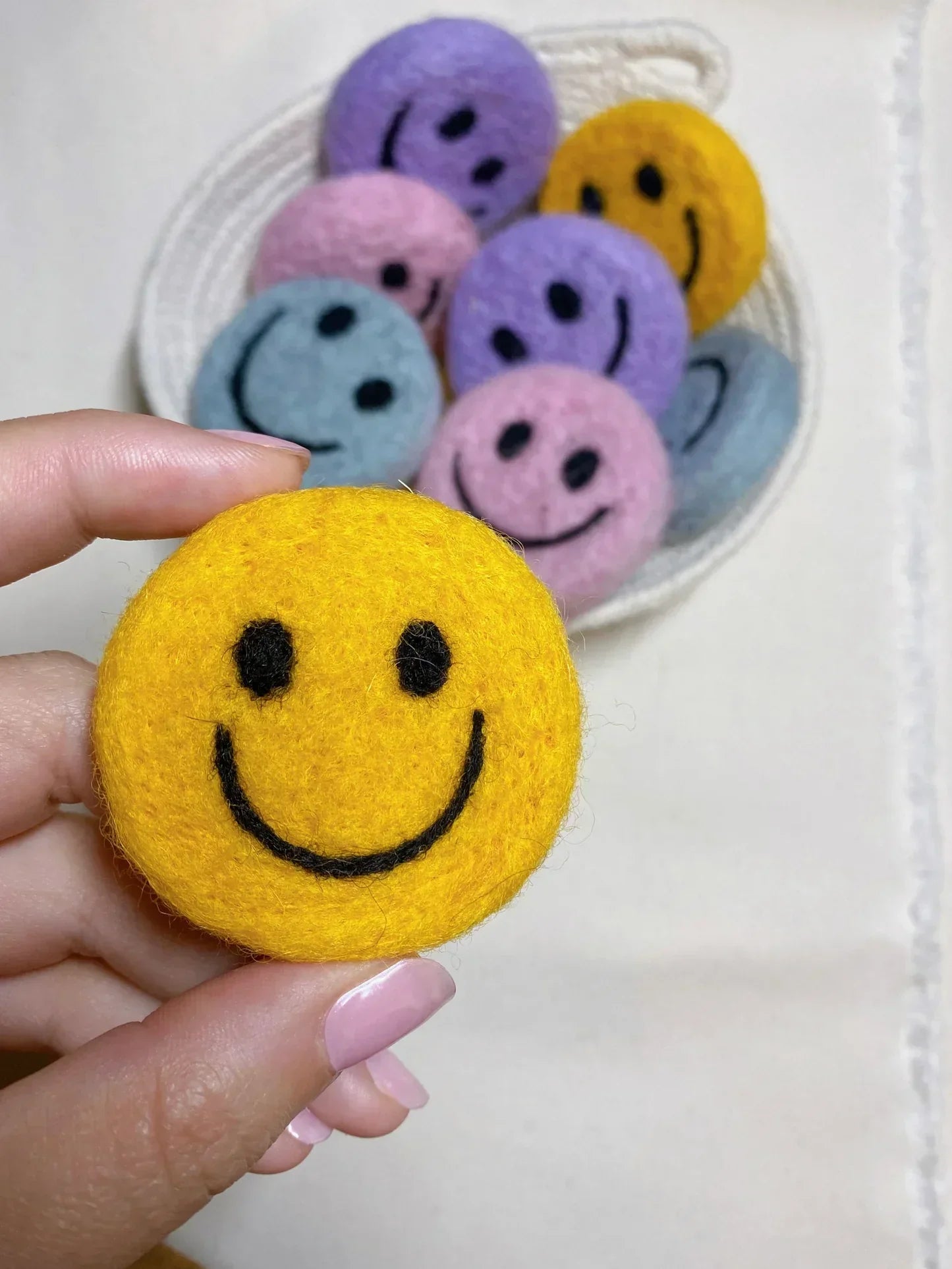 Smiley Felt Oil Diffusers - 1
