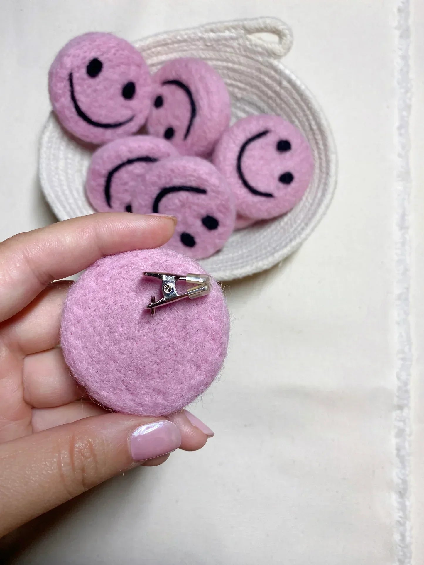 Smiley Felt Oil Diffusers - 2