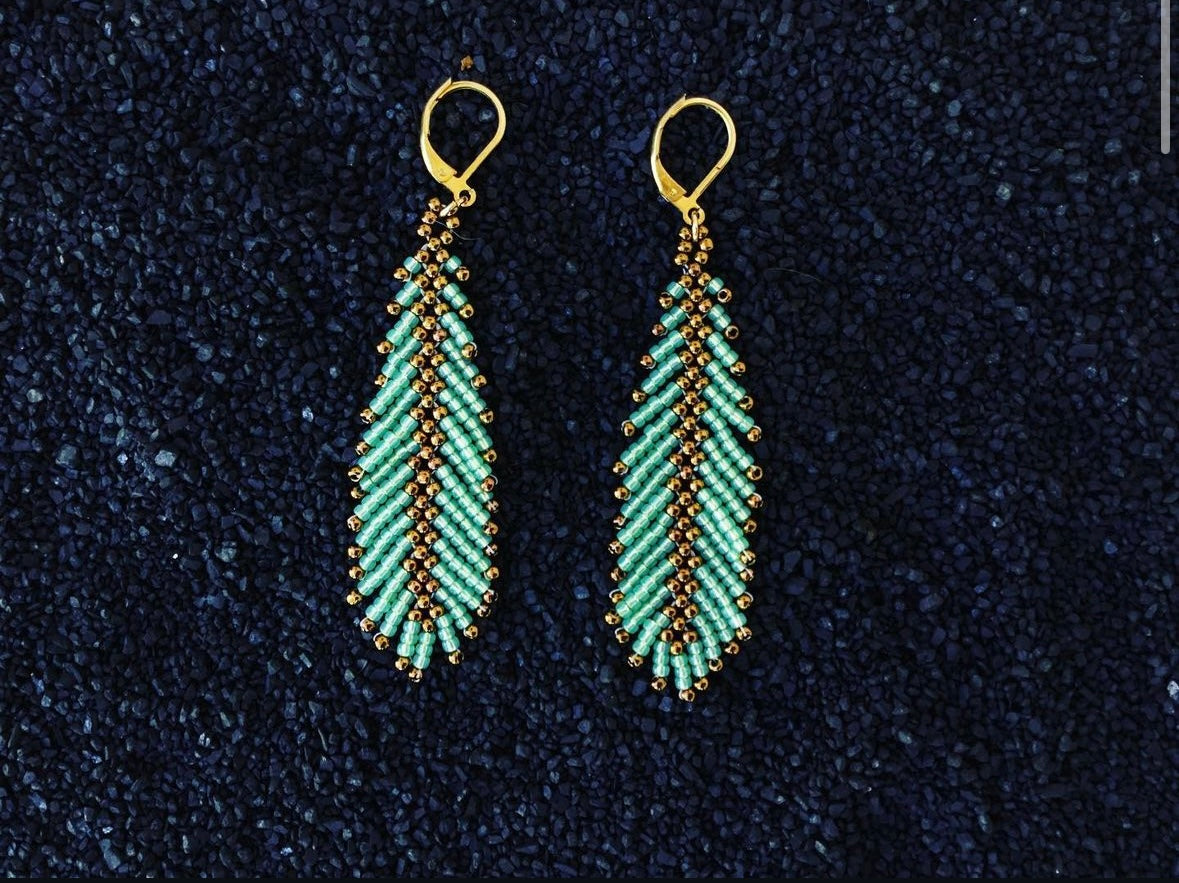 Beaded Earrings~ Zoya