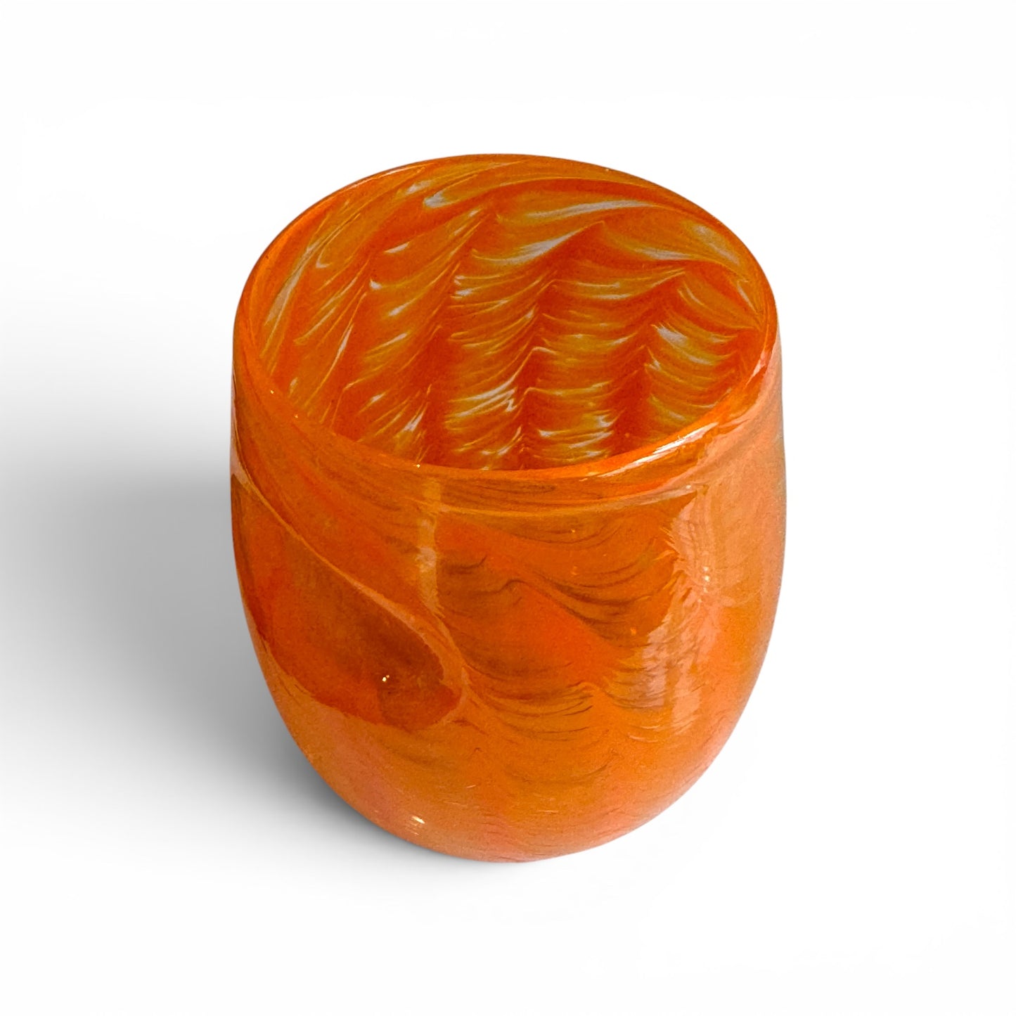 Cups, Fancypants: Stemless Blown Wine Glasses
