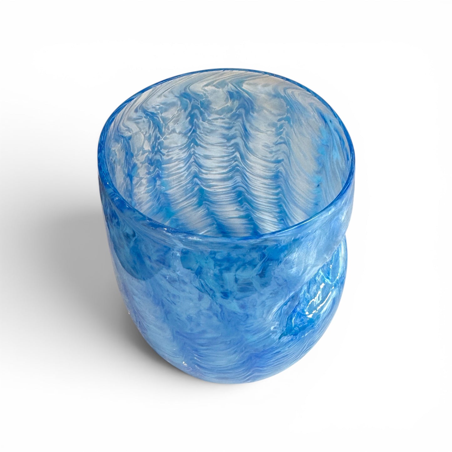 Cups, Fancypants: Stemless Blown Wine Glasses