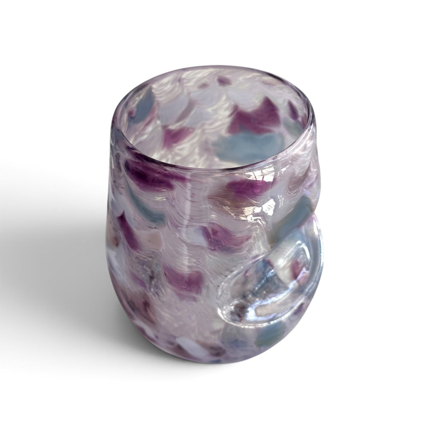 Cups, Fancypants: Stemless Blown Wine Glasses