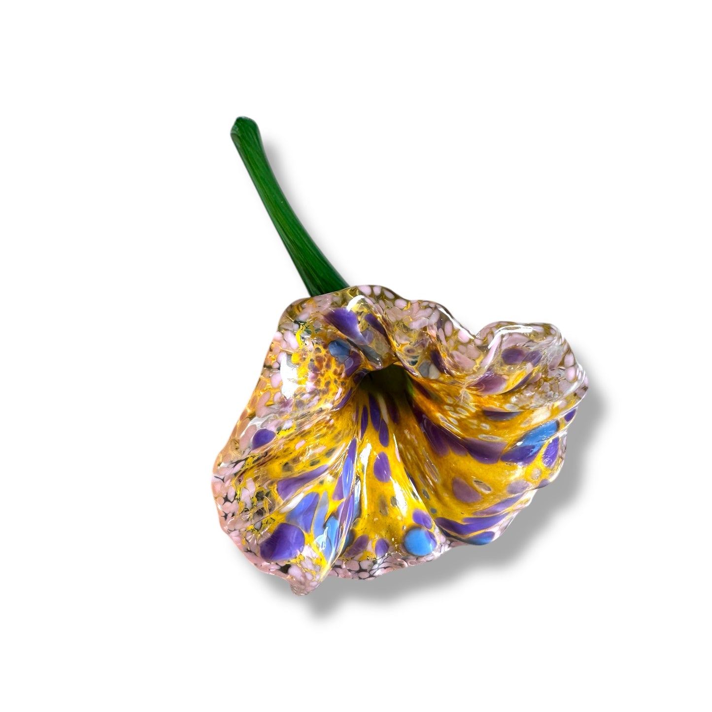 Sculpture, glass- FLOWER
