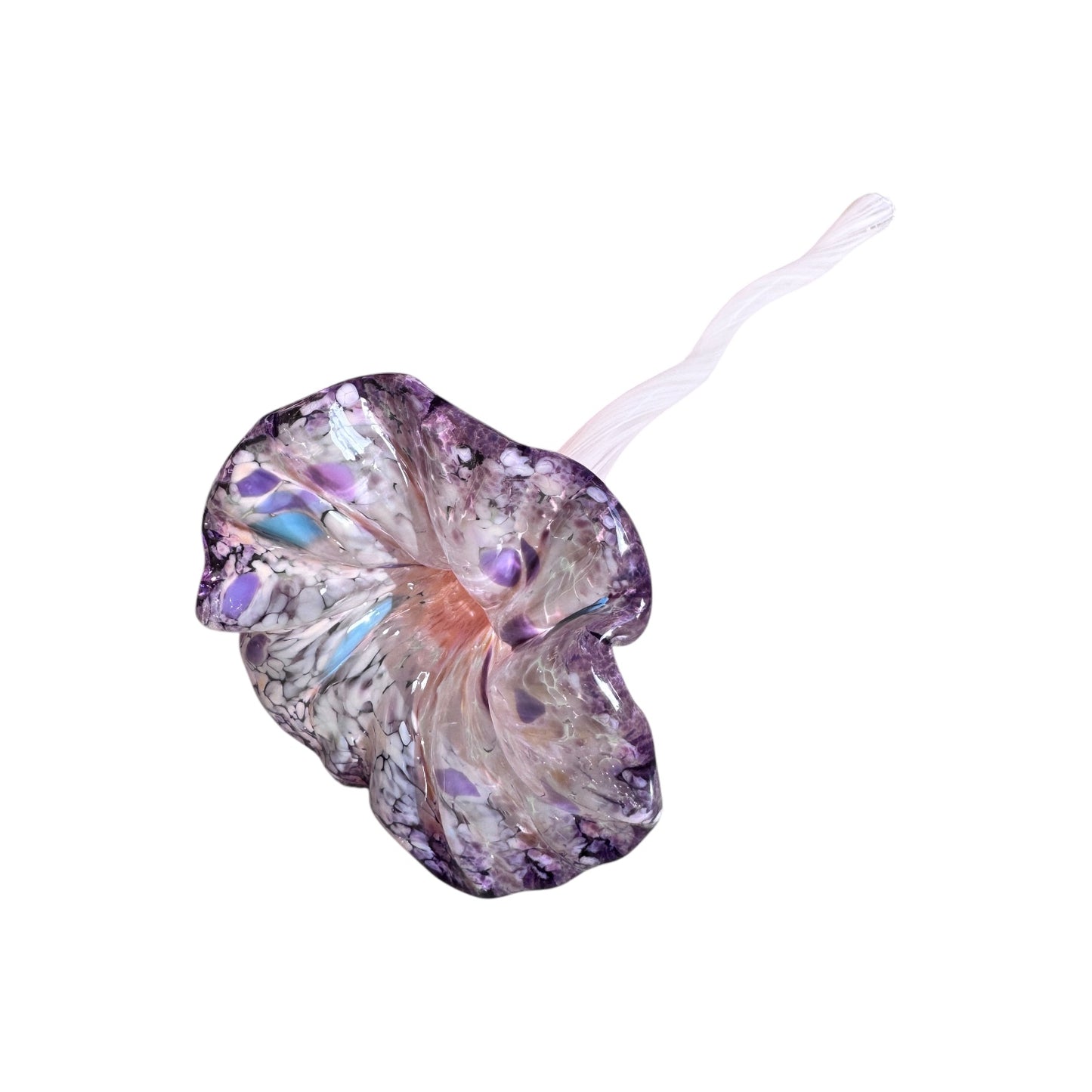 Sculpture, glass- FLOWER