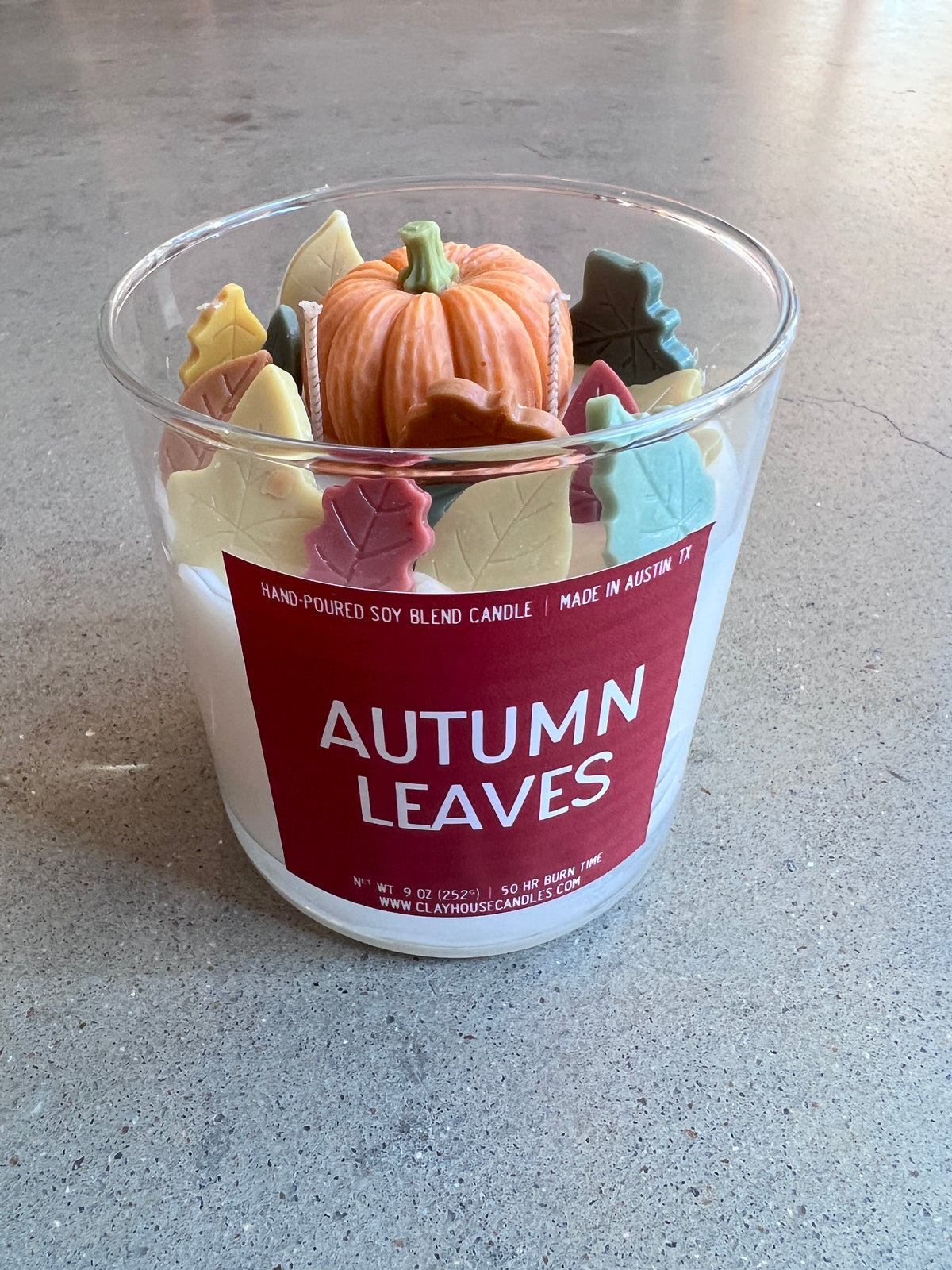 Autumn Leaves Candle