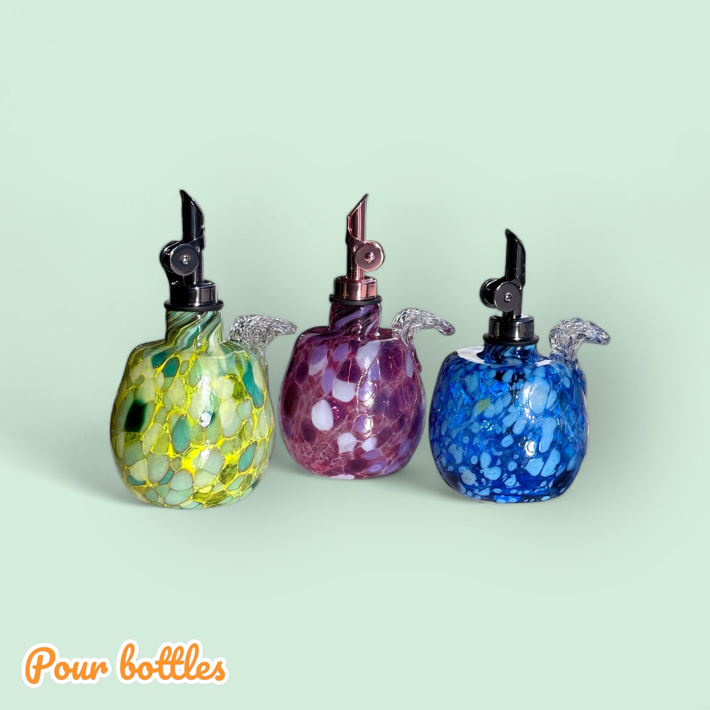 Pour Bottle- blown glass