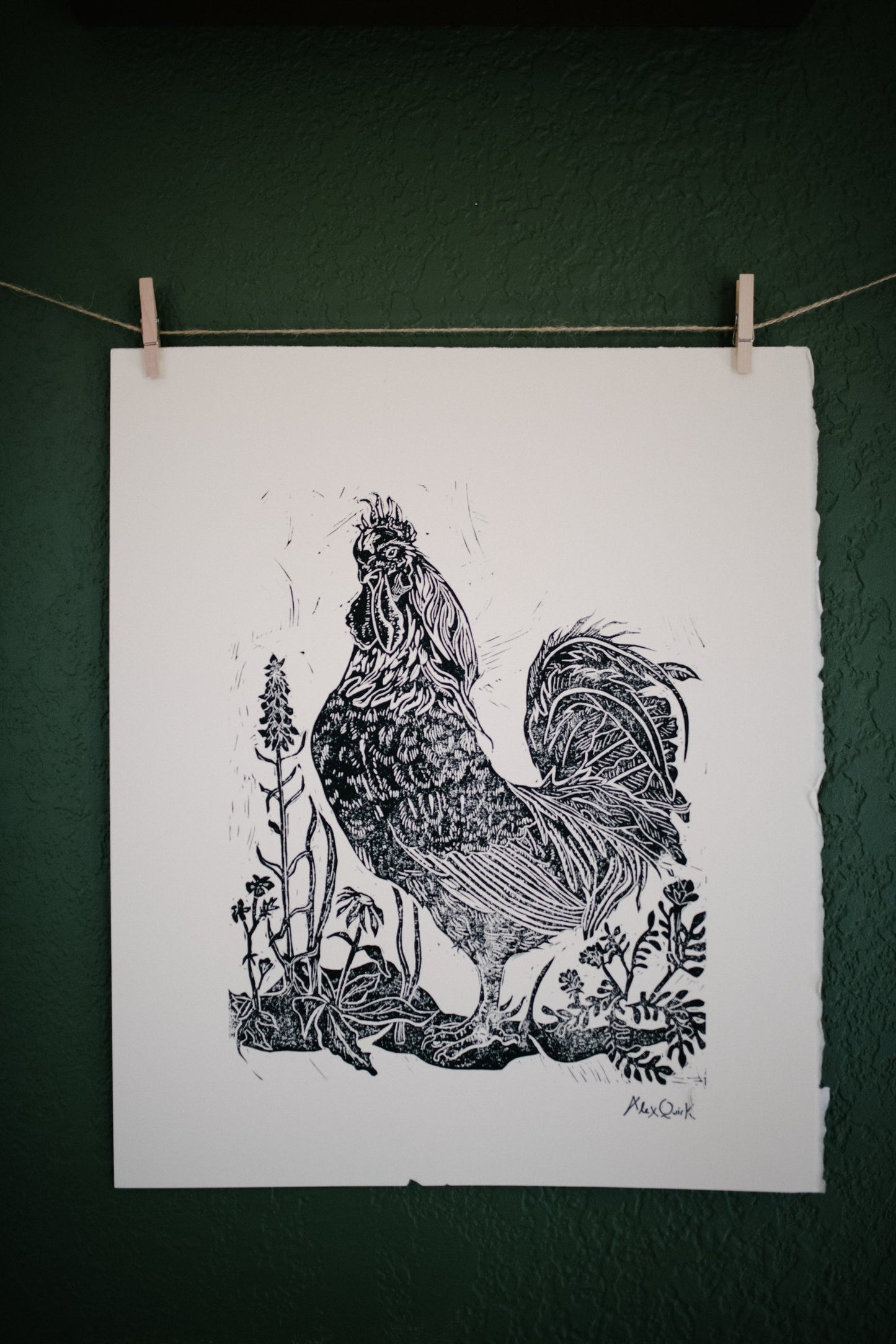 Woodland Block Prints (11” x 14”)