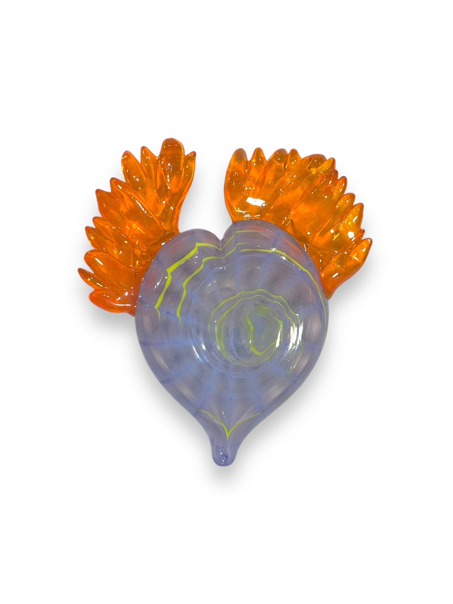 Sculpture- Hearts, blown glass, hangable