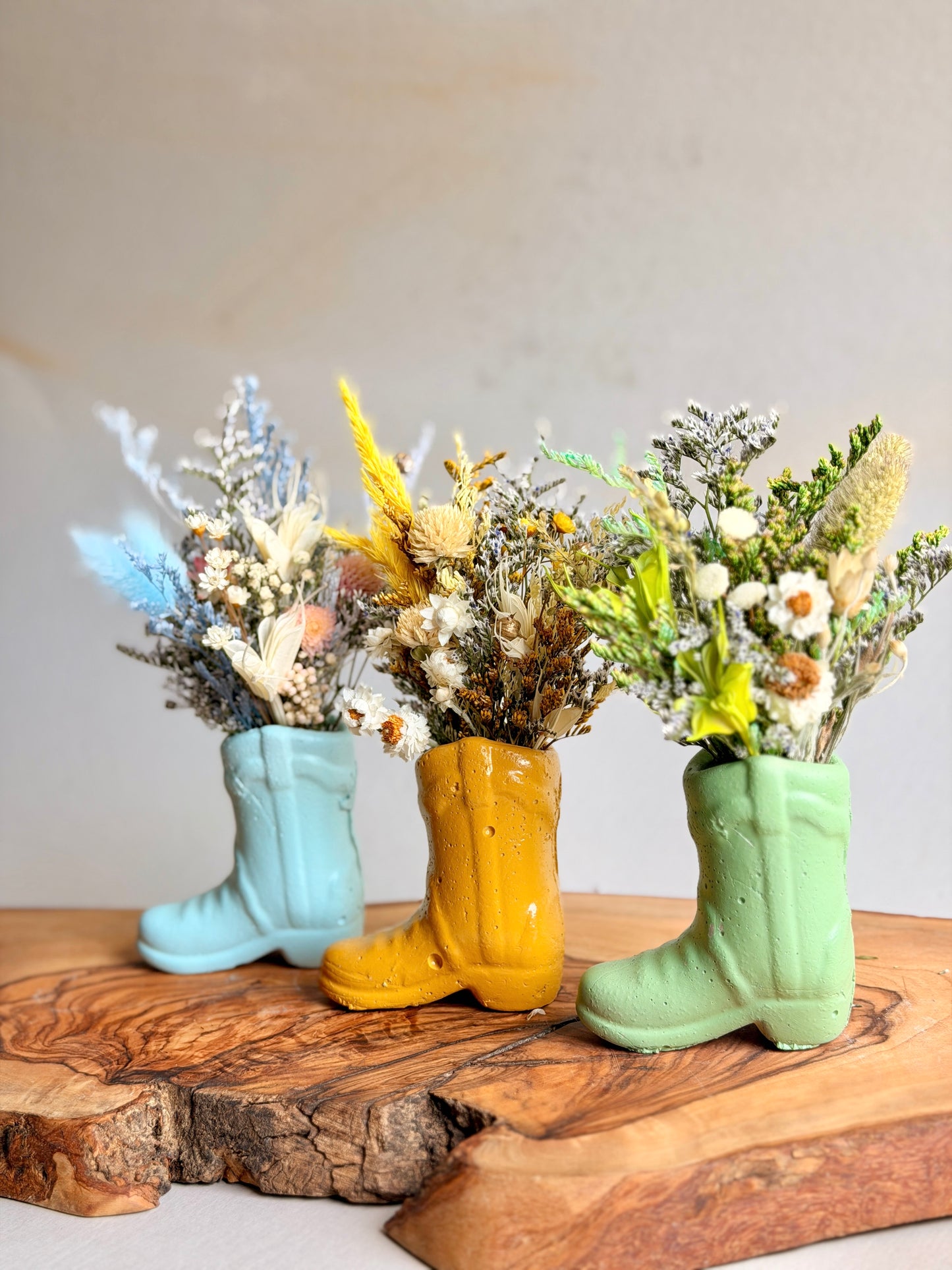 Cowboys + Cactus Vase with Florals