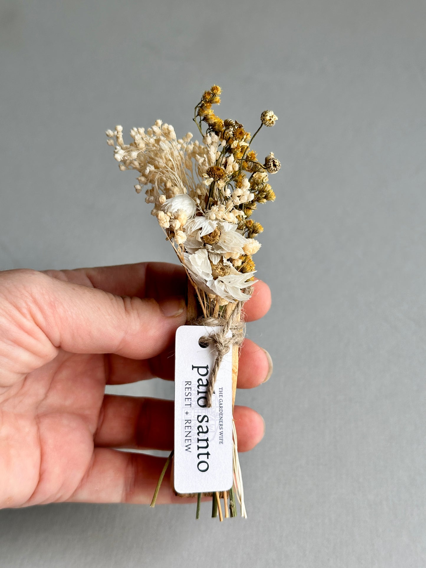 Clarity & Grounding | Palo Santo & Dried Flowers