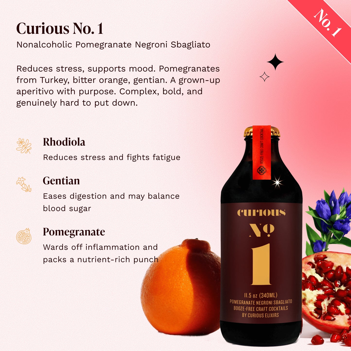 No. 1 - Pomegranate Negroni Sbagliato