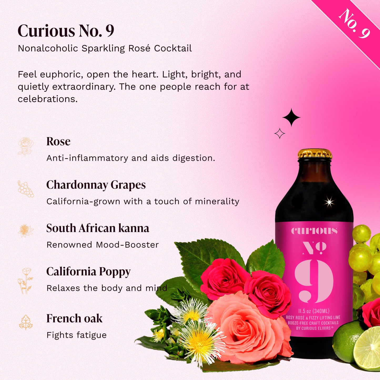 No. 9 - Sparkling Rosé Cocktail