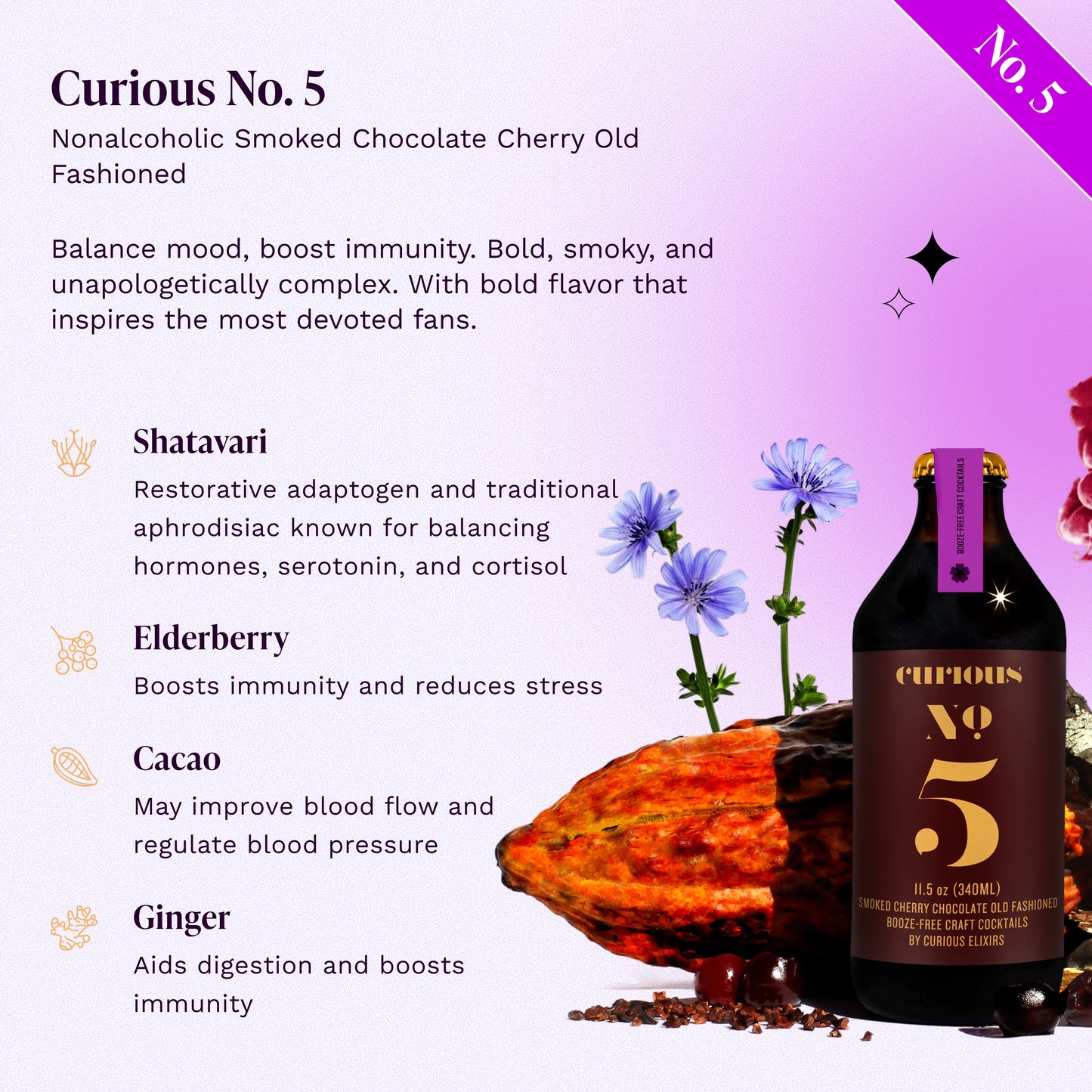 No. 5 - Smoked Chocolate Cherry Old Fashioned