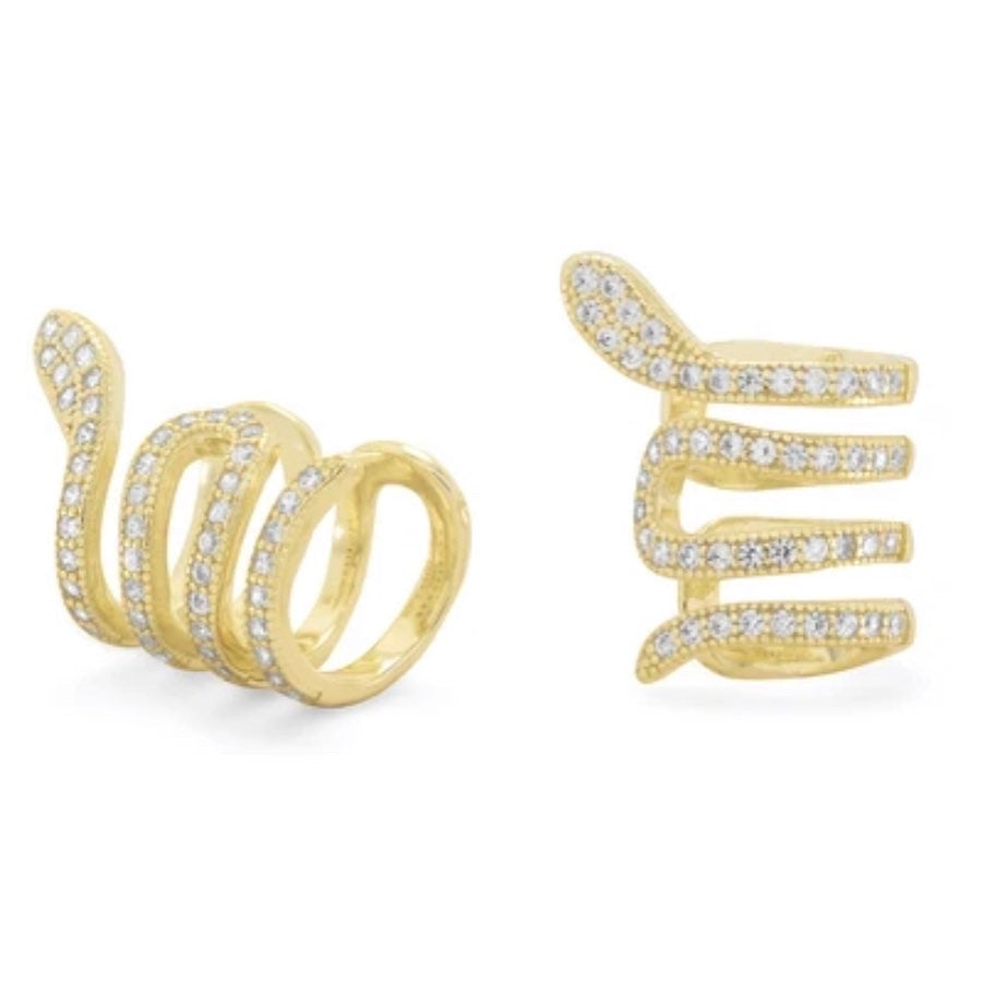 Earrings - Ear Cuffs in 14KG Plated