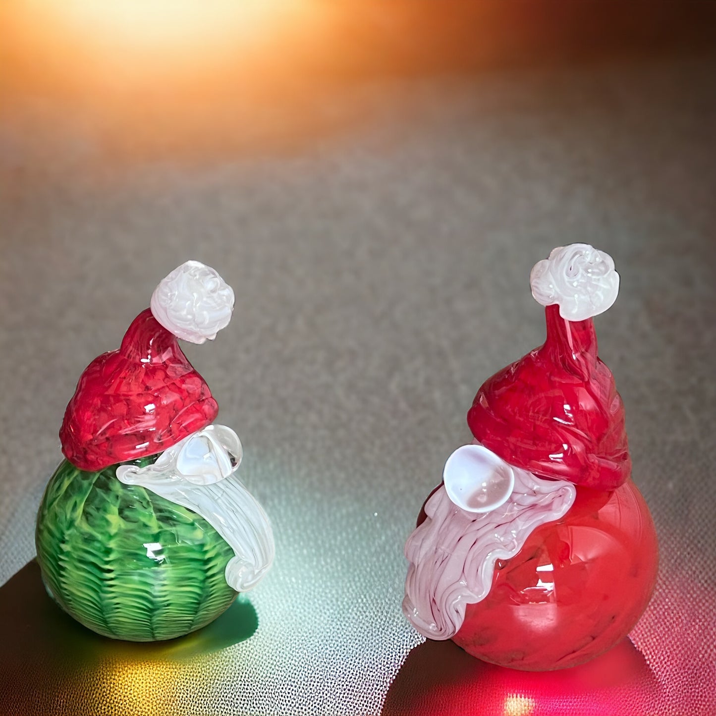 Sculpture, glass- GNOMES