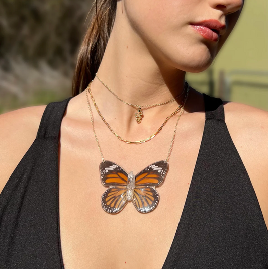 Necklace- Real Butterfly Wings