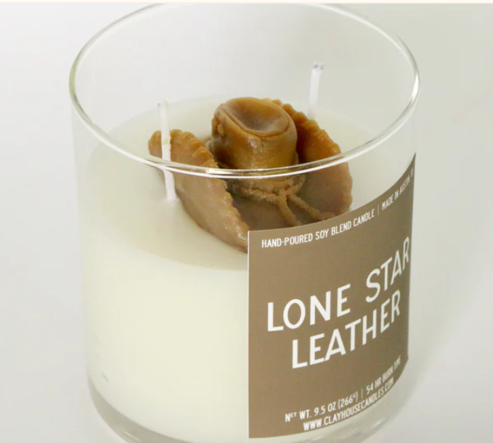Lone Star Leather Candle
