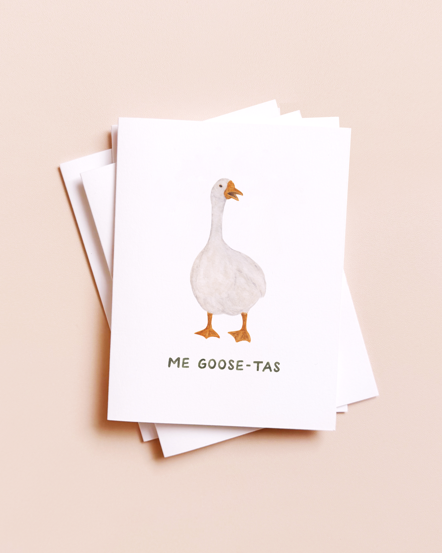 Me Goose-tas — Spanish Pun Love Card