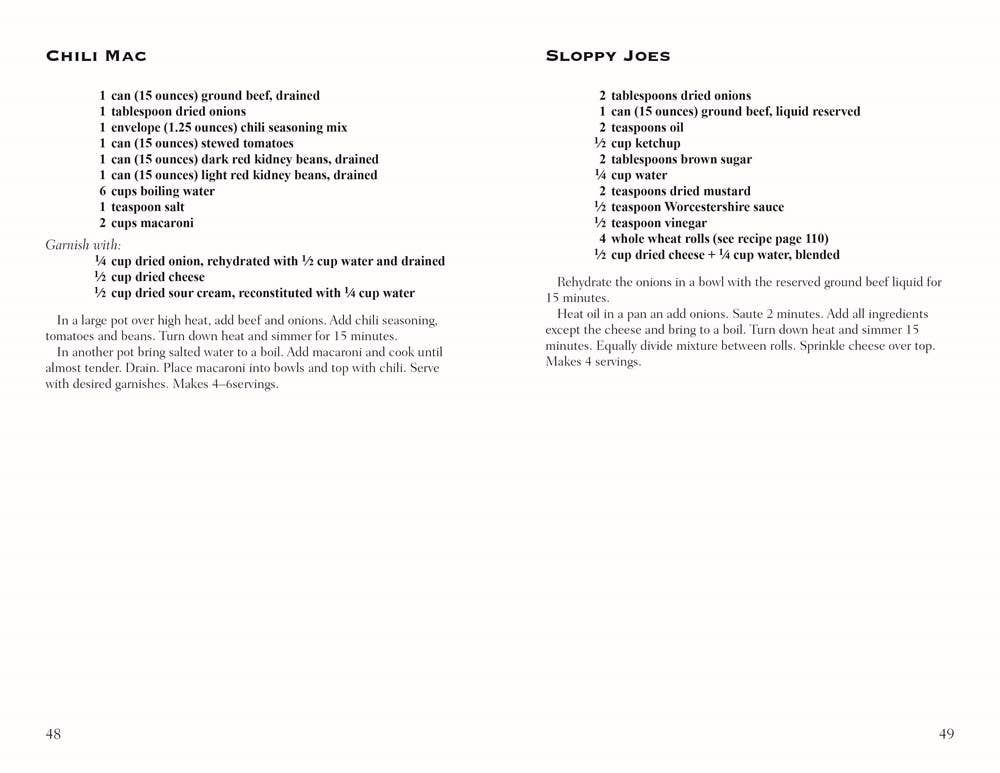 Prepared-Not-Scared Cookbook: What to Store & How to Feed