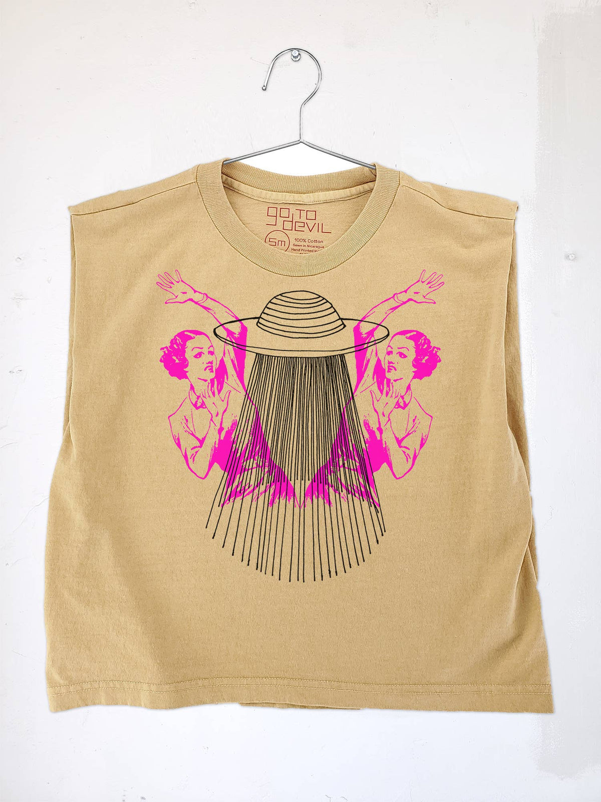 UFO Ladies Joan Heavyweight Muscle Tee