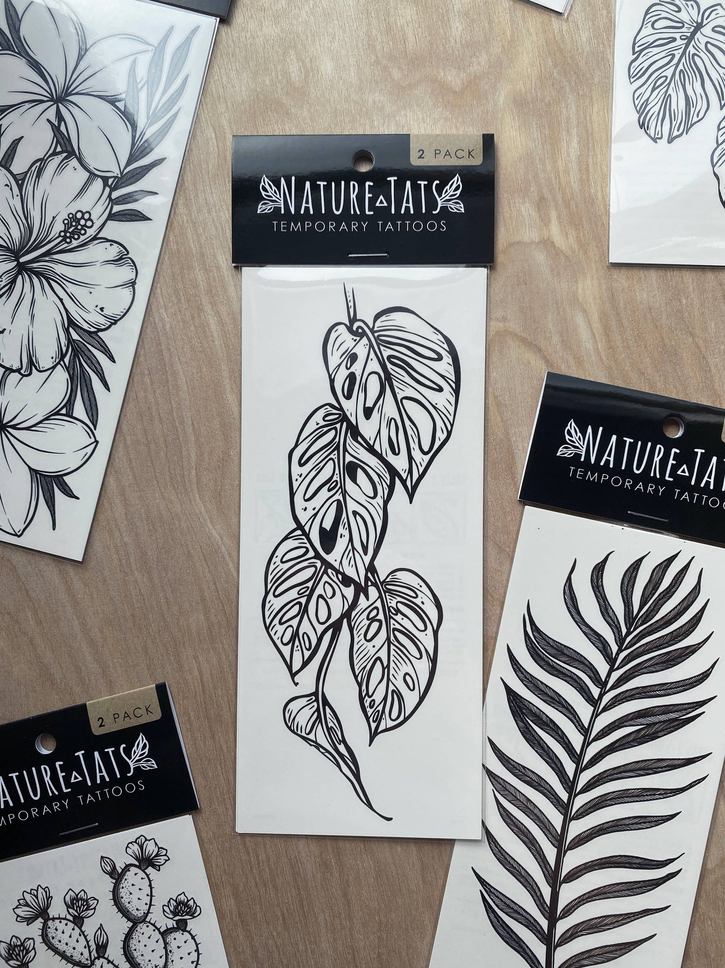 Monstera Vine Temporary Tattoo