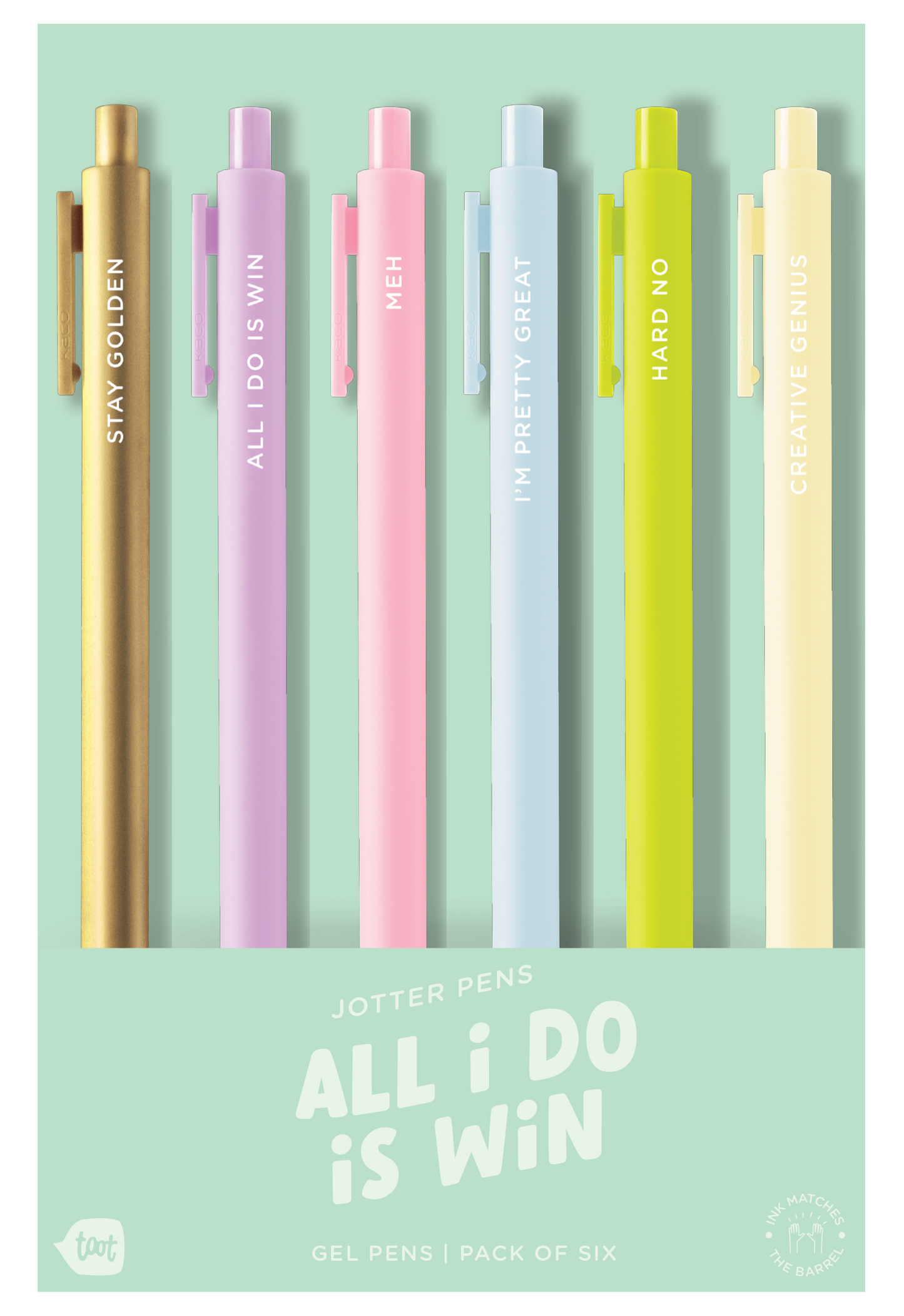 Pen Jotter Set - 6 pack
