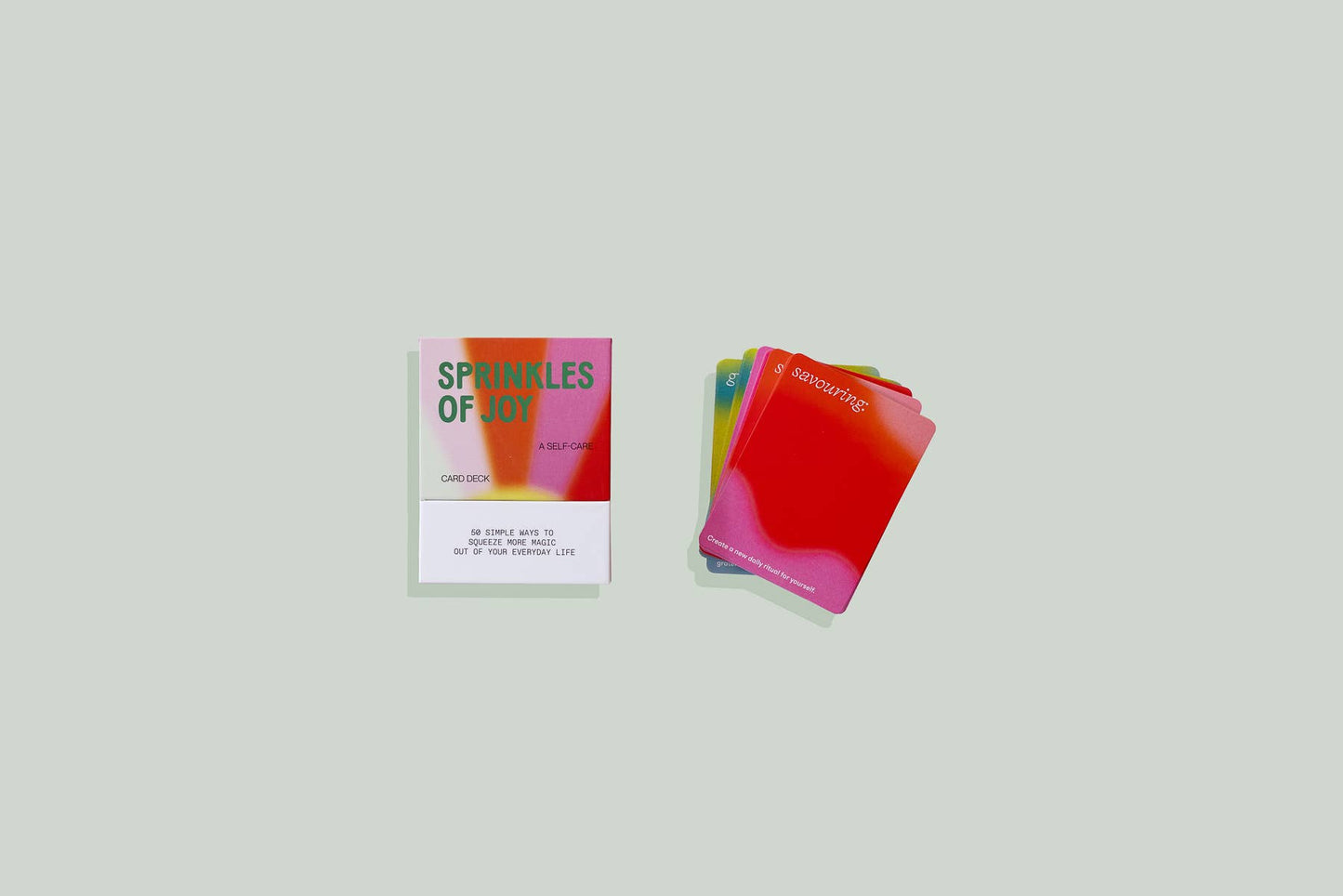 Sprinkles of Joy: 50 Card Deck -Travel Size Mothers Day Gift