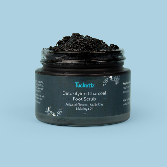Detoxifying Charcoal Foot Scrub