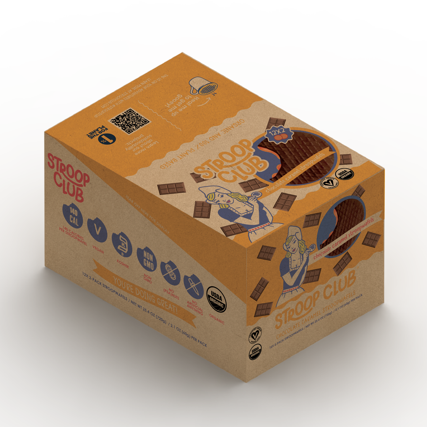 Chocolate Caramel Stroopwafel 2-pack
